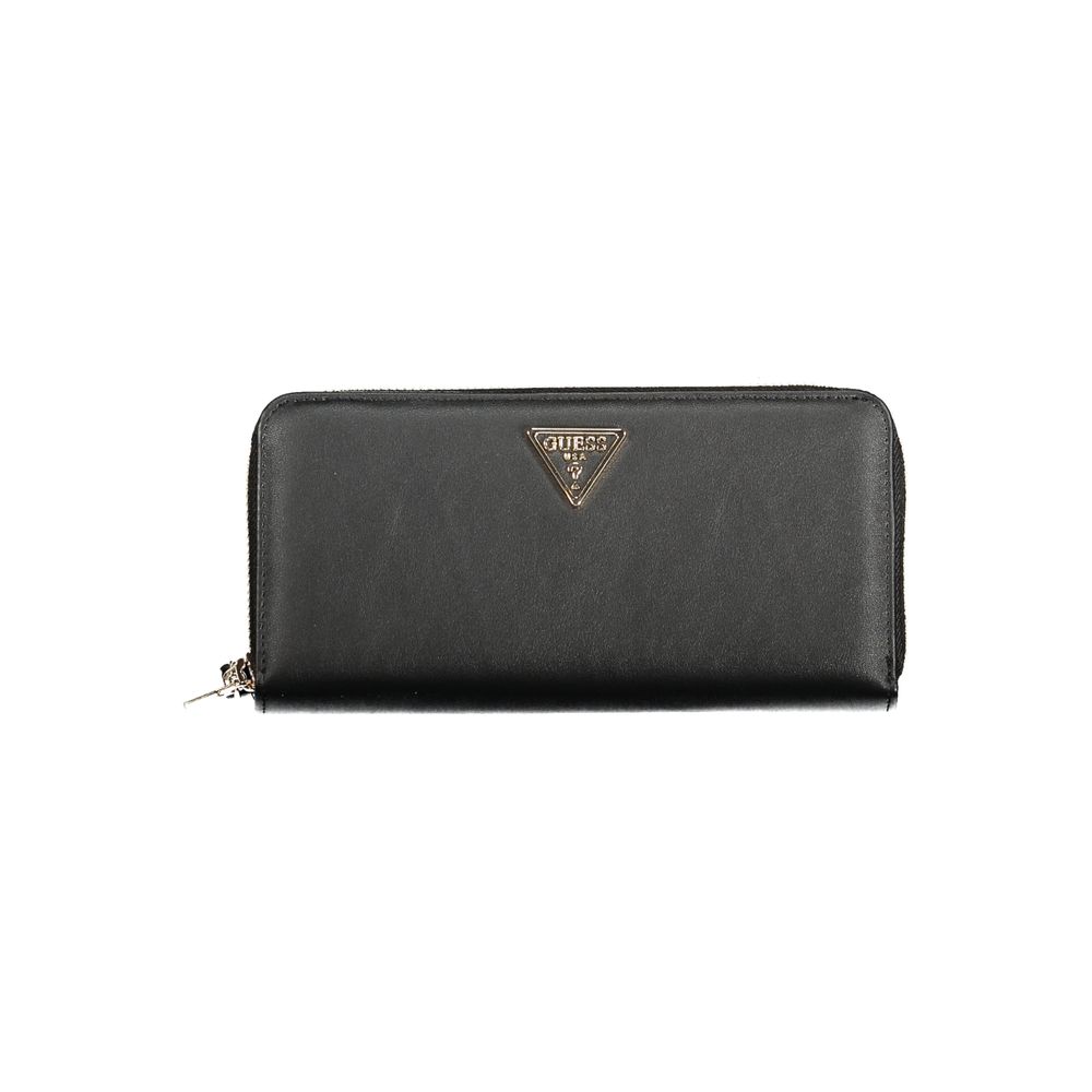 Guess Jeans Nero Poliuretano Women Wallet