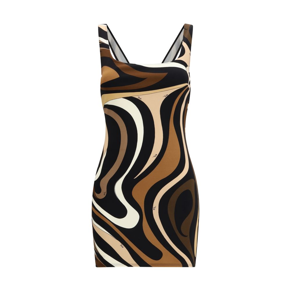 Emilio Pucci Multicolor Viscose Casual Dress