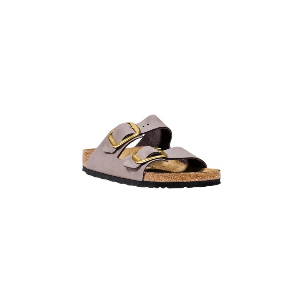Birkenstock Purple Suede Leather Strap-On Sandals