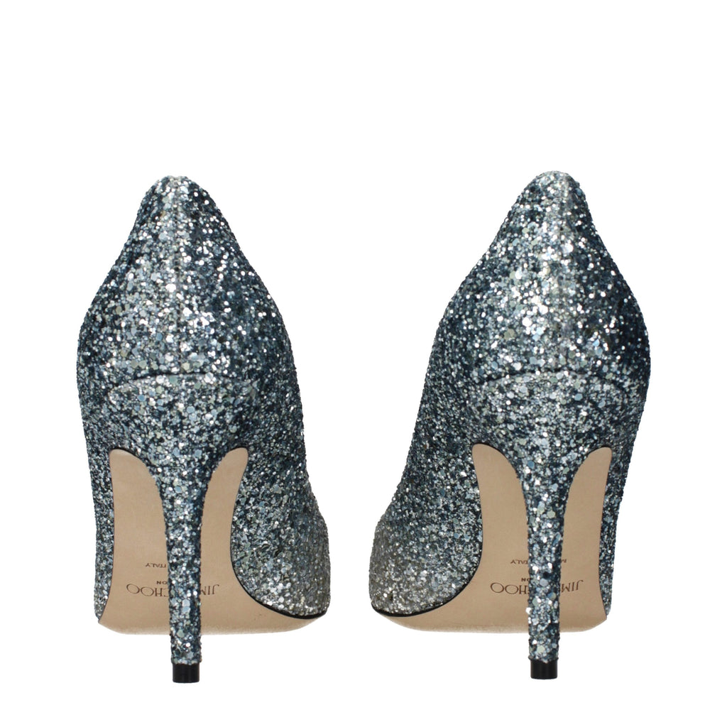 Jimmy Choo Gray Plastic Pumps