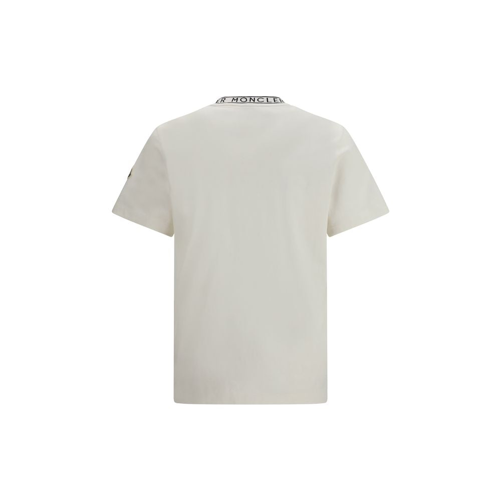 Moncler White Cotton T-Shirt