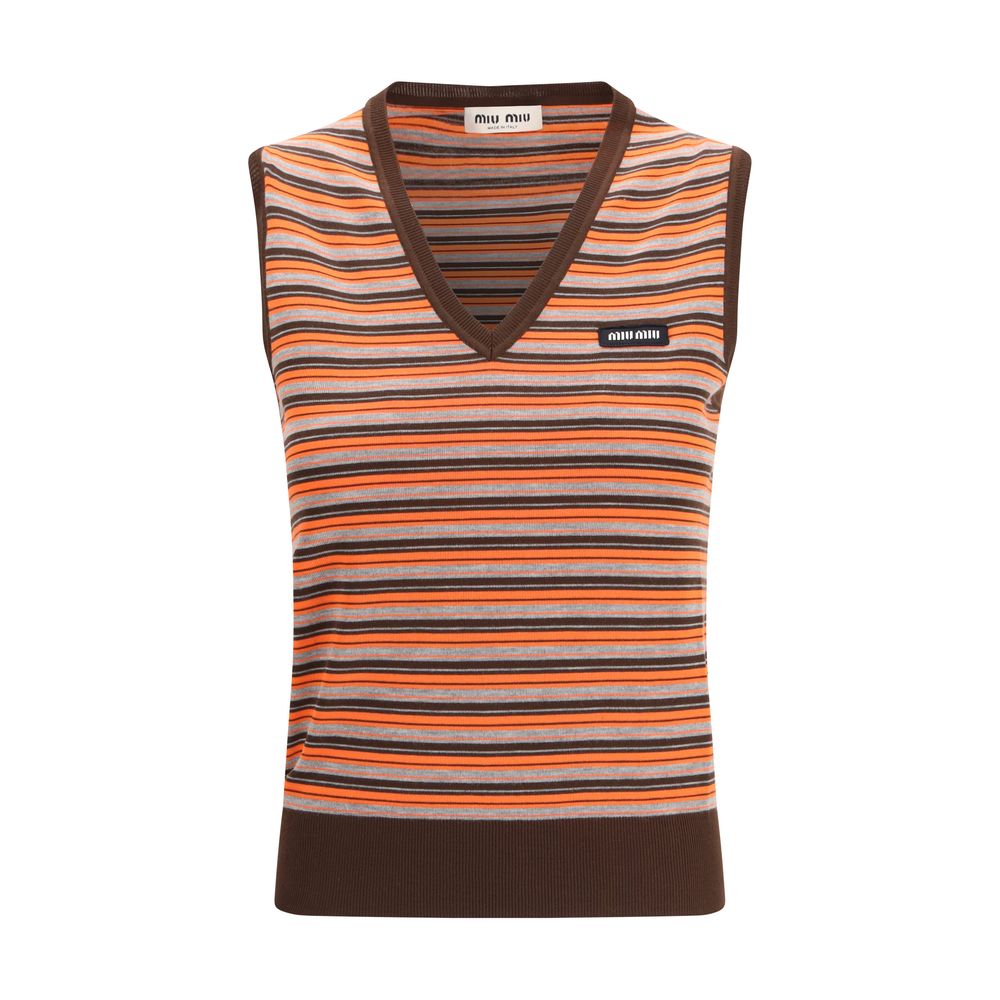 Miu Miu Multicolor Wool Sweater