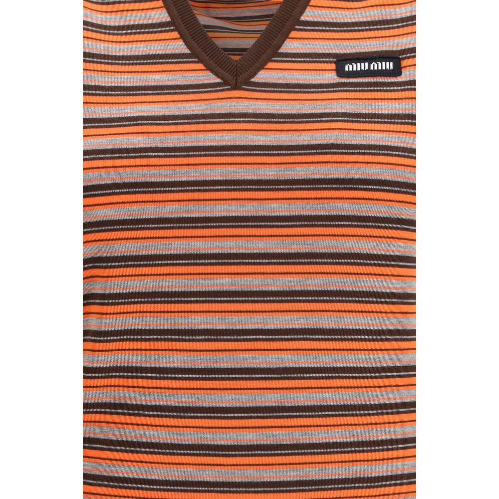 Miu Miu Multicolor Wool Sweater