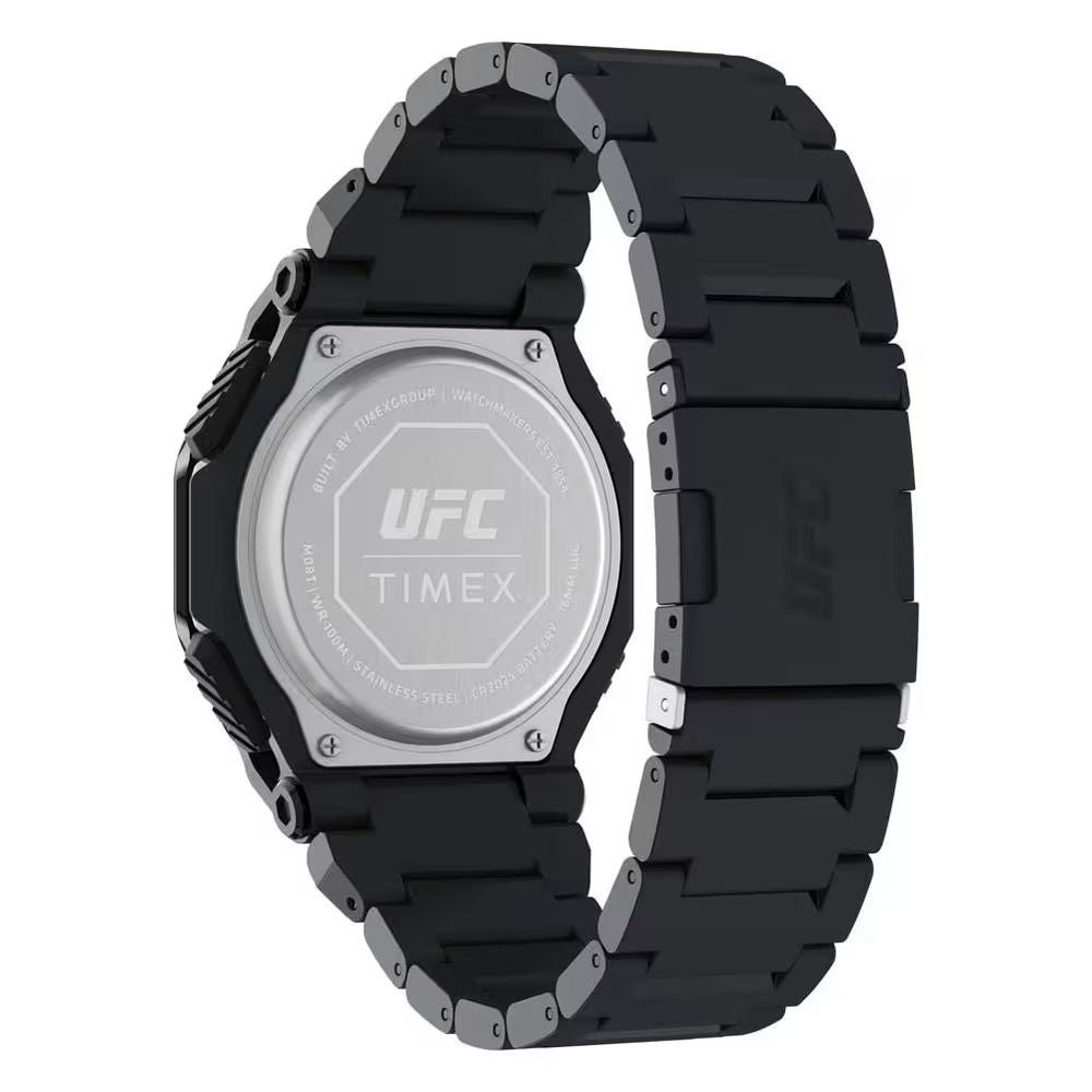 Timex Black Stainless Steel Sport Watch