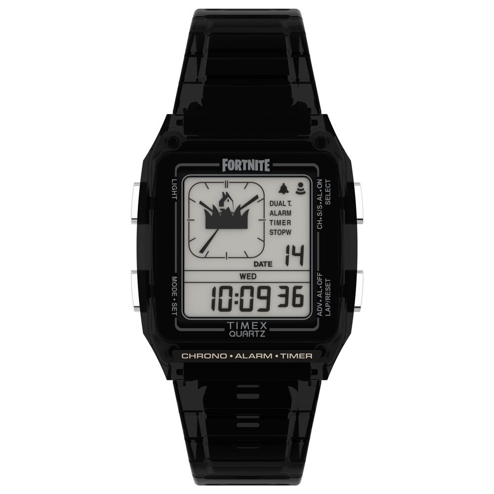 Timex Black Rubber Digital Watch