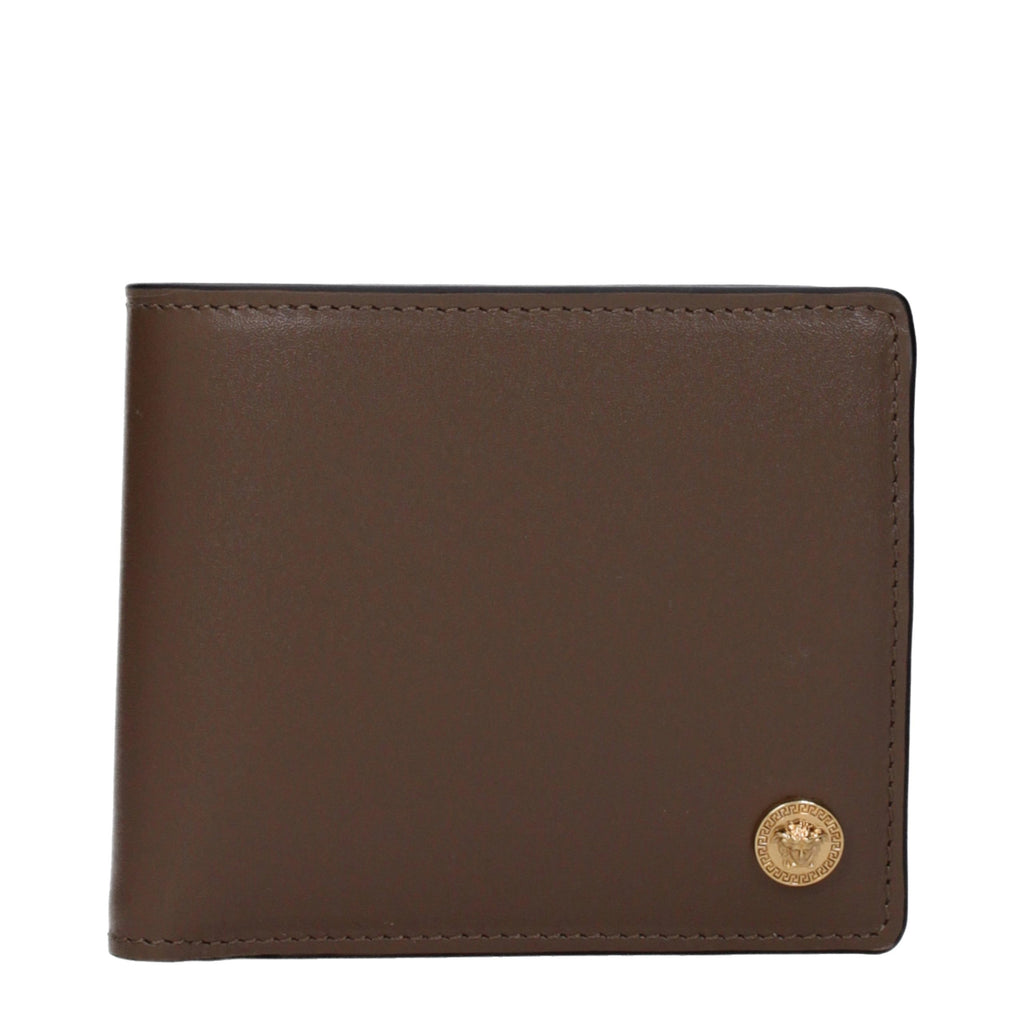 Versace Brown Leather Wallet