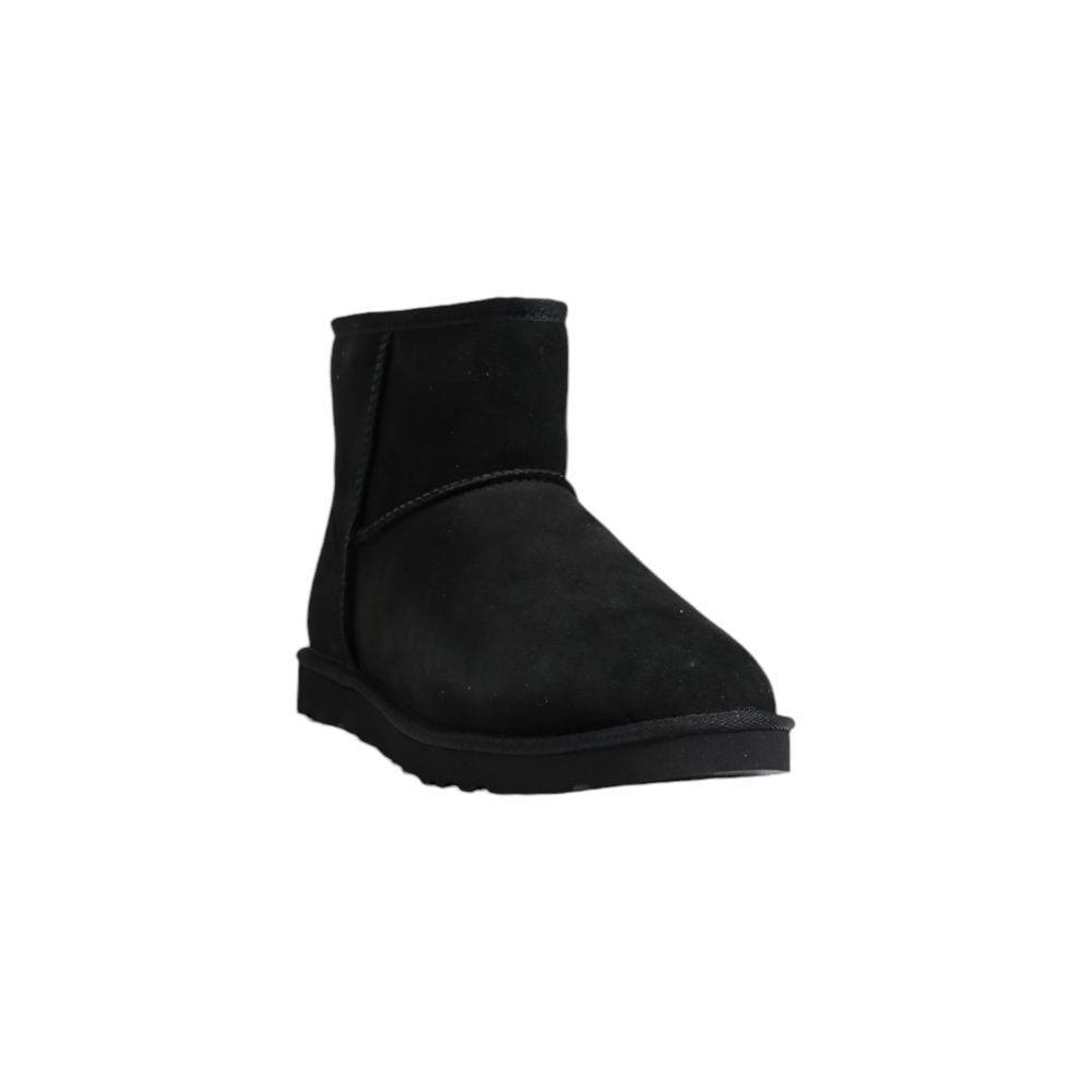 UGG Black Suede Leather Ankle Boots