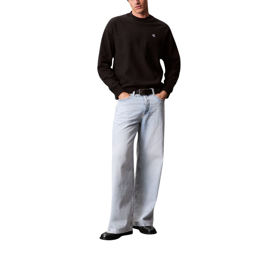 Calvin Klein Jeans Black Cotton Sweatshirt