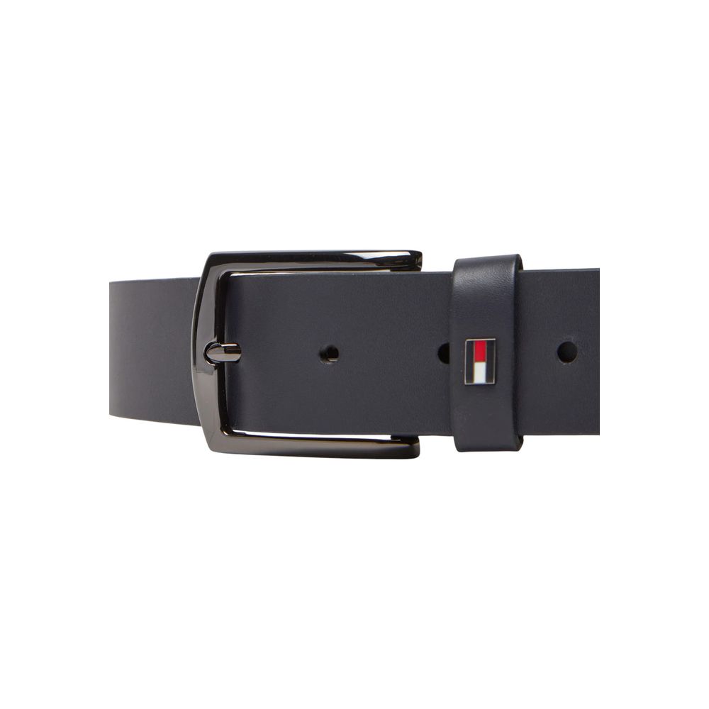 Tommy Hilfiger Blue Leather Regular Belt
