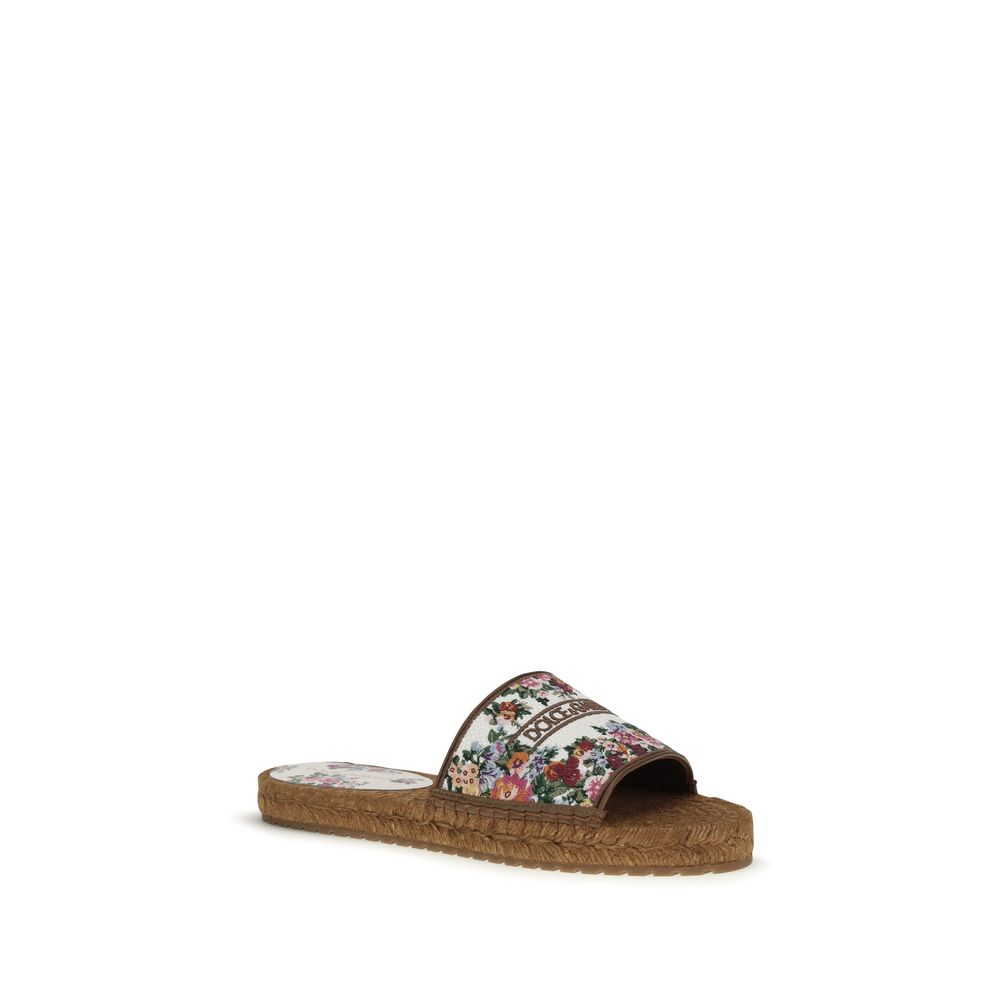Dolce & Gabbana Multicolor Fabric Espadrilles