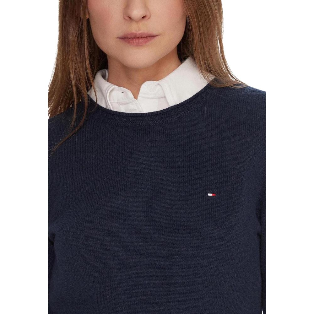 Tommy Hilfiger Blue Wool Sweatshirt