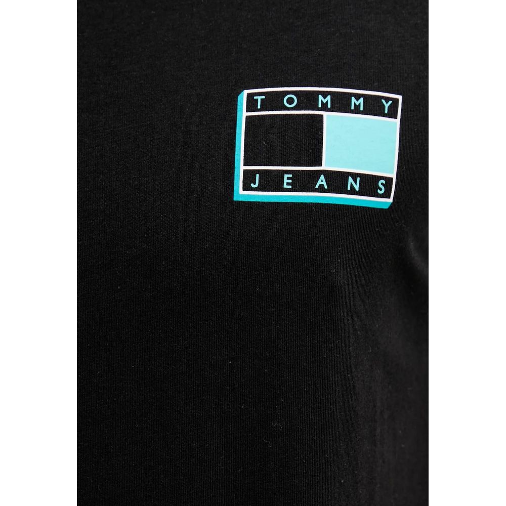 Tommy Hilfiger Jeans Black Recycled Cotton T-Shirt