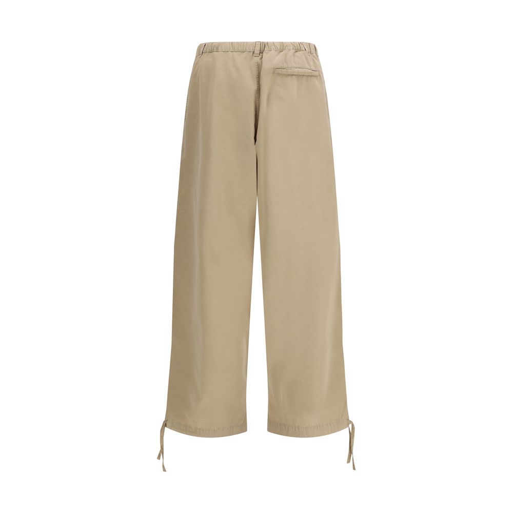 Ferragamo Beige Cotton Casual Pants