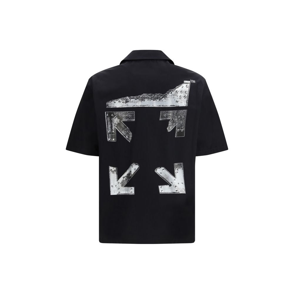 Off-White Black Cotton Shirt