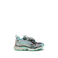Off-White Multicolor Polyester Athletic Sneakers