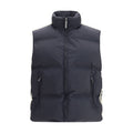 Palm Angels Black Polyamide Sleveless Jacket