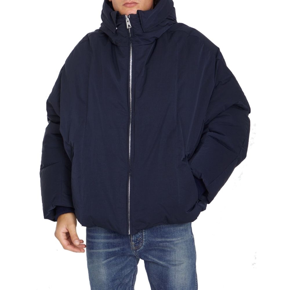 Bottega Veneta Blue Polyamide Coat