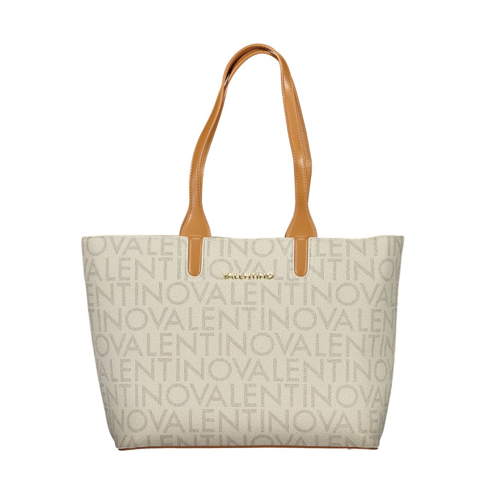 Valentino Beige Polyethylene Handbag