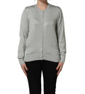 Dolce & Gabbana Green ButtonDown LongSleeve Cardigan Sweater