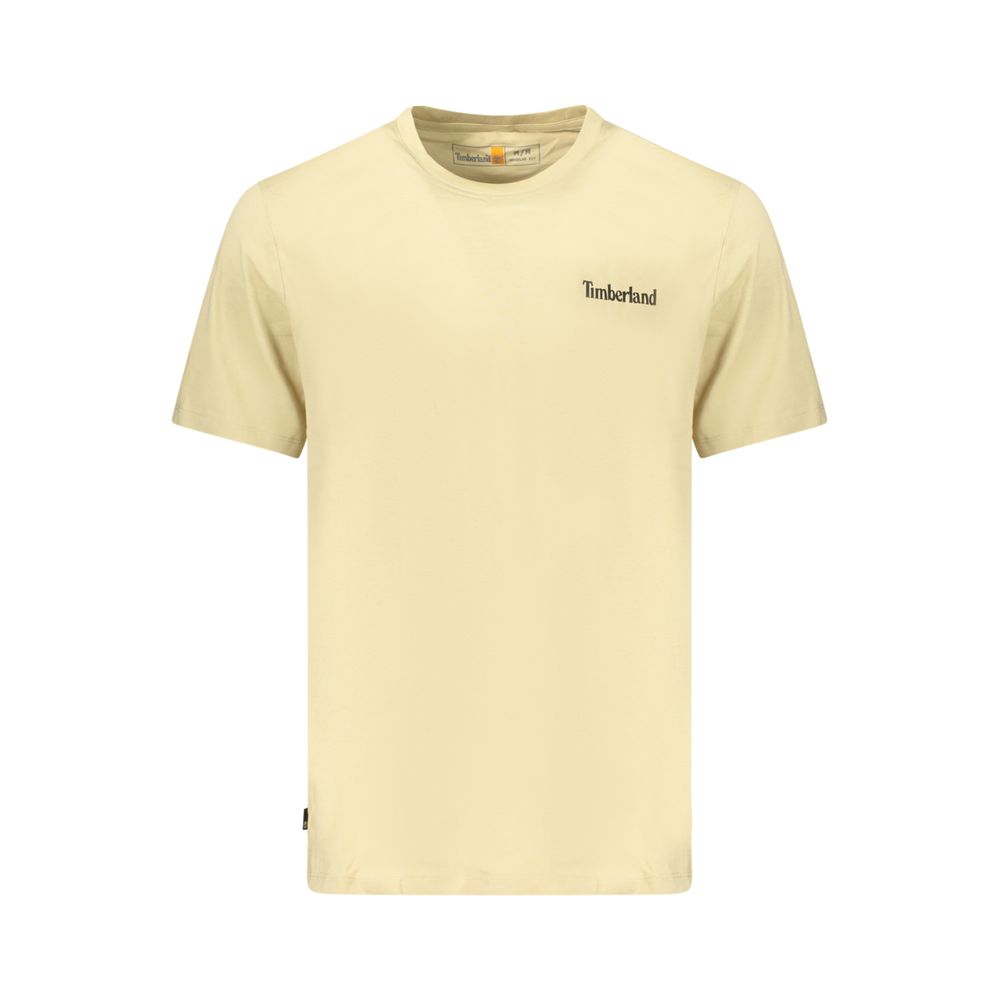 Timberland Beige Cotton Men's T-Shirt
