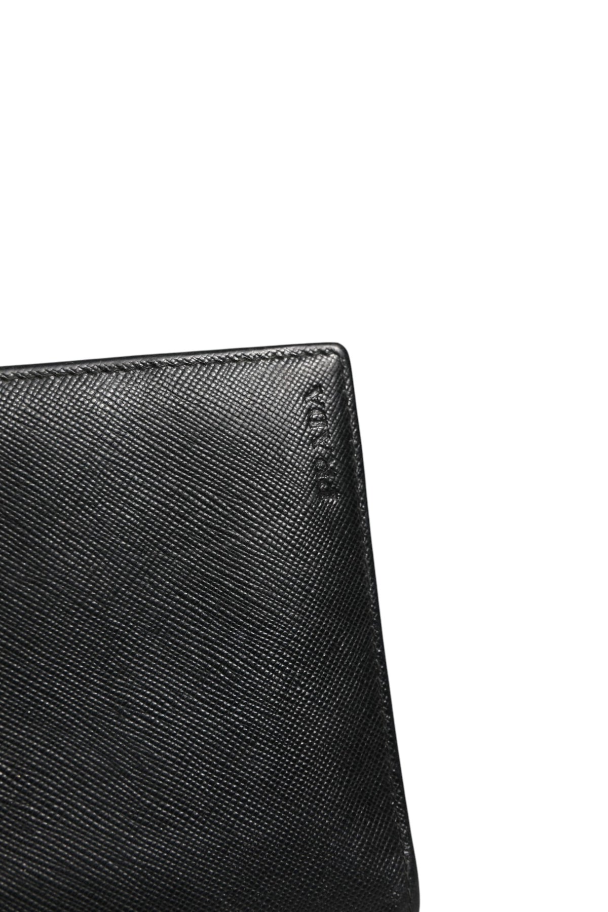 Prada Saffiano Leather Slim Card Holder Wallet