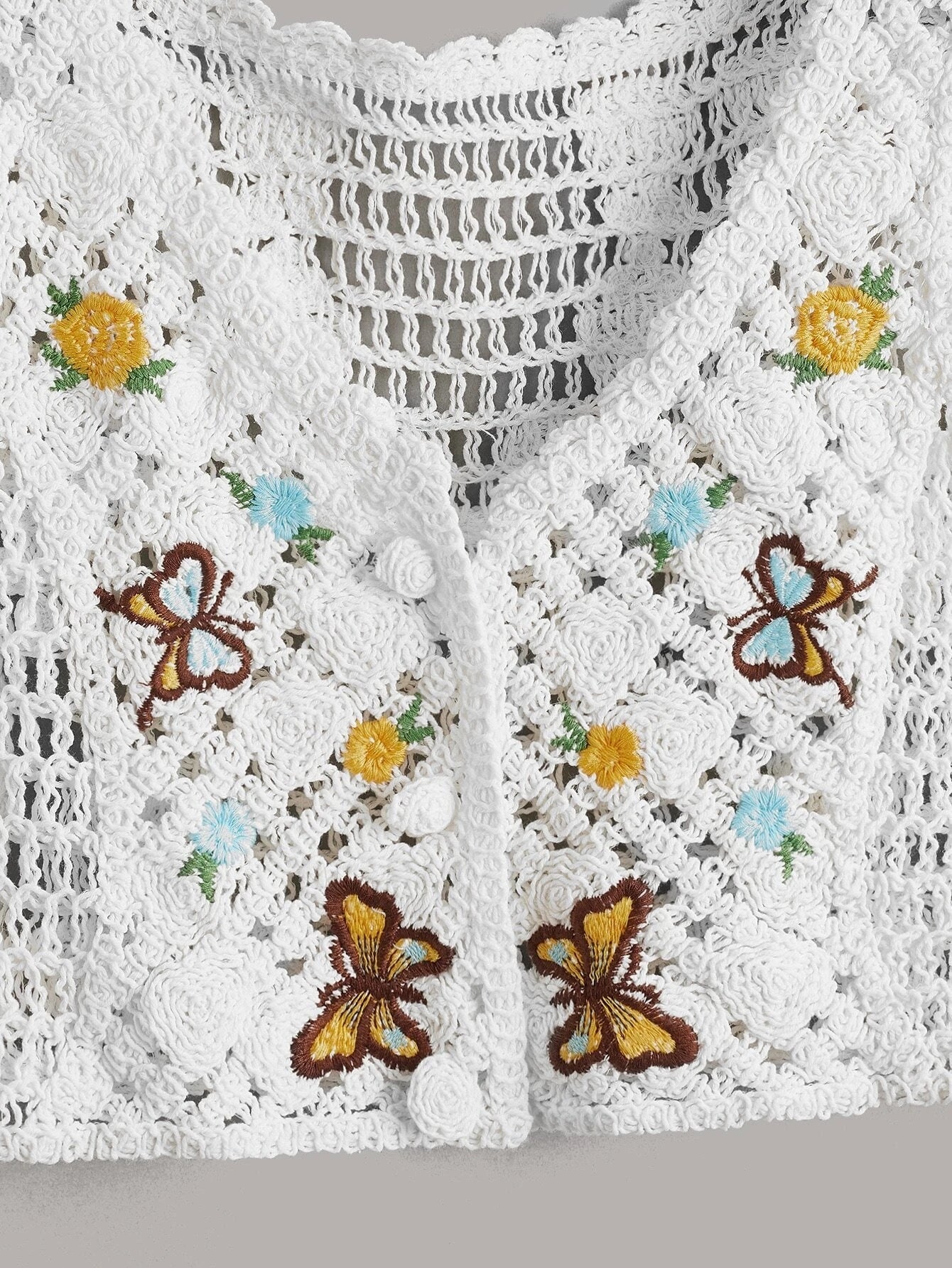 Women Summer Crochet Solid Sleeveless Graphic Vest Crochet hook