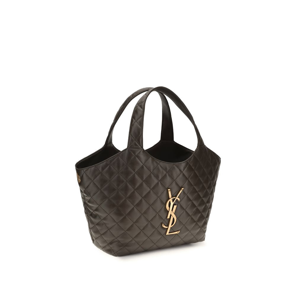 Saint Laurent Bicolor Napa Leather / Calf Bos Taurus Shoulder Bag