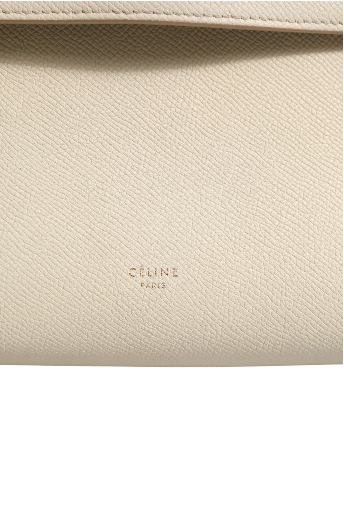 Celine Nano Belt Bag Grained Calfskin Chalk