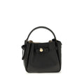 Tory Burch Black Calf Leather Bos Taurus Backet Bag
