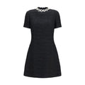 Valentino Black Cotton Casual Dress