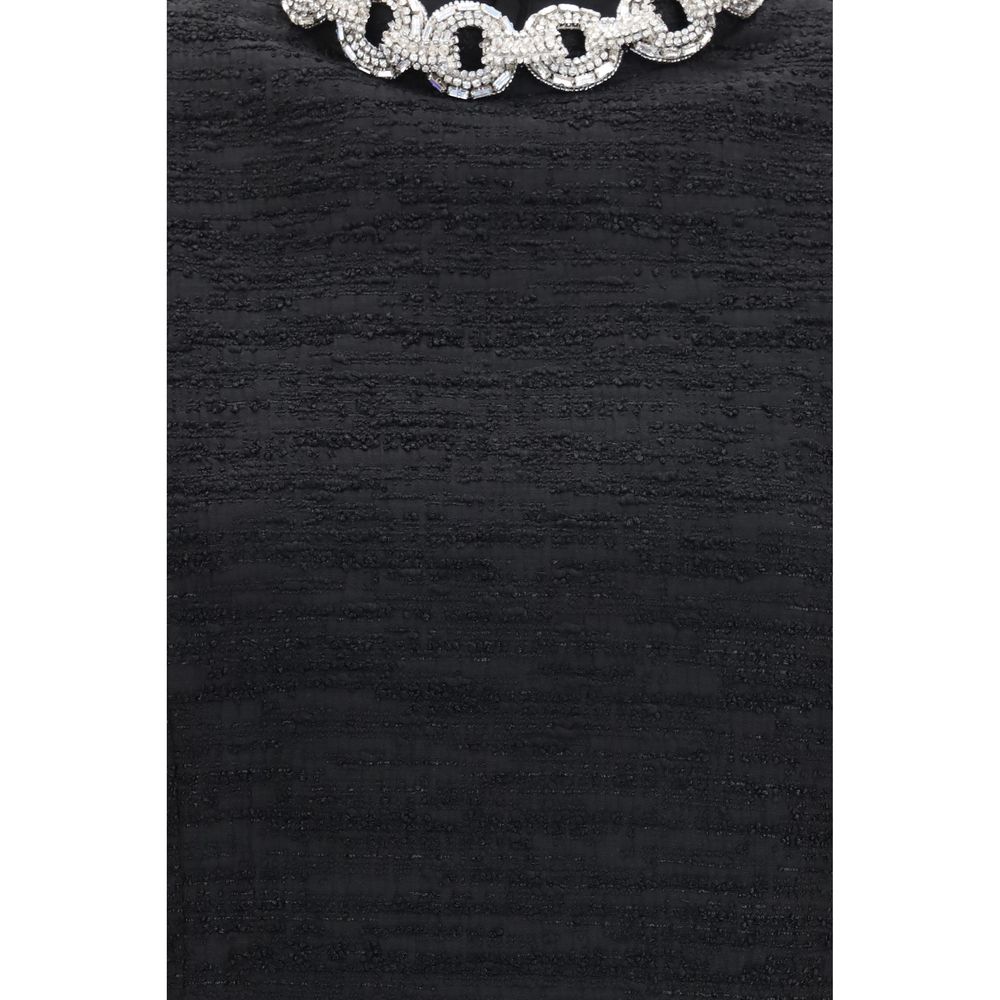 Valentino Black Cotton Casual Dress