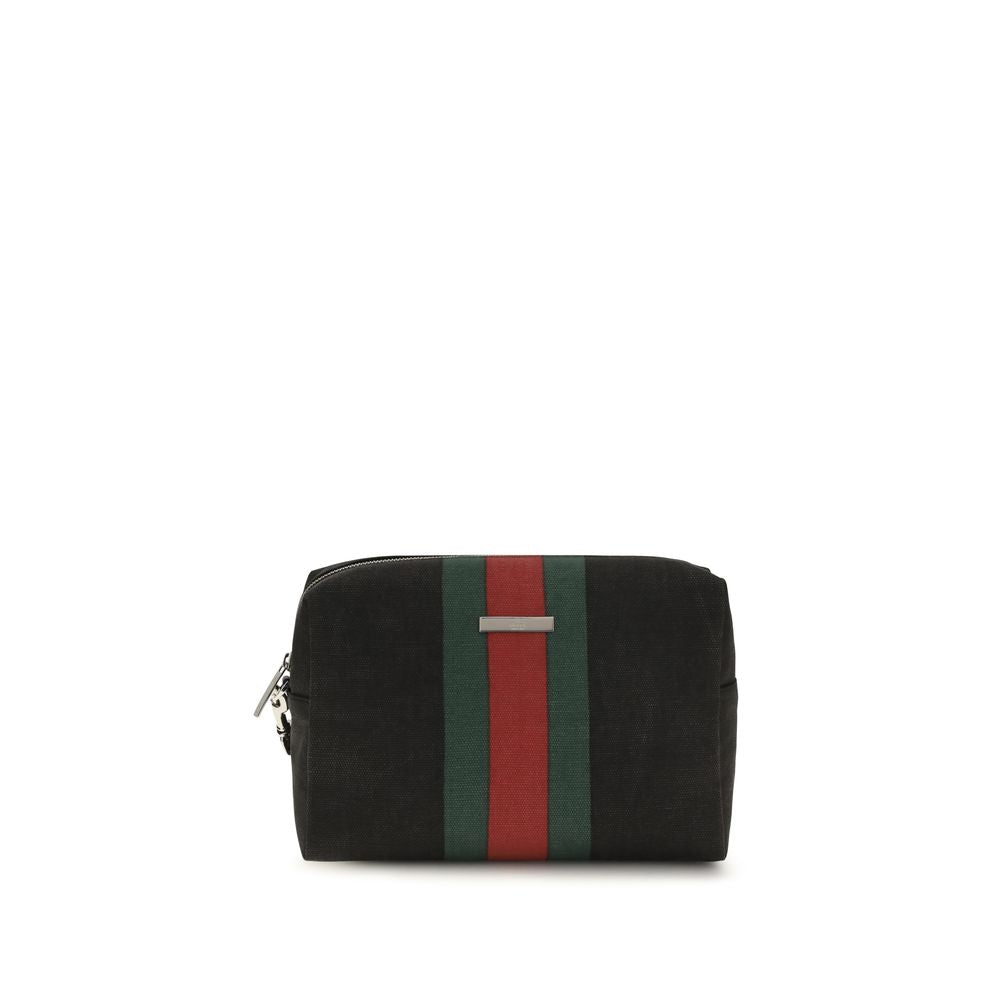 Gucci Black Fabric Shoulder Bag