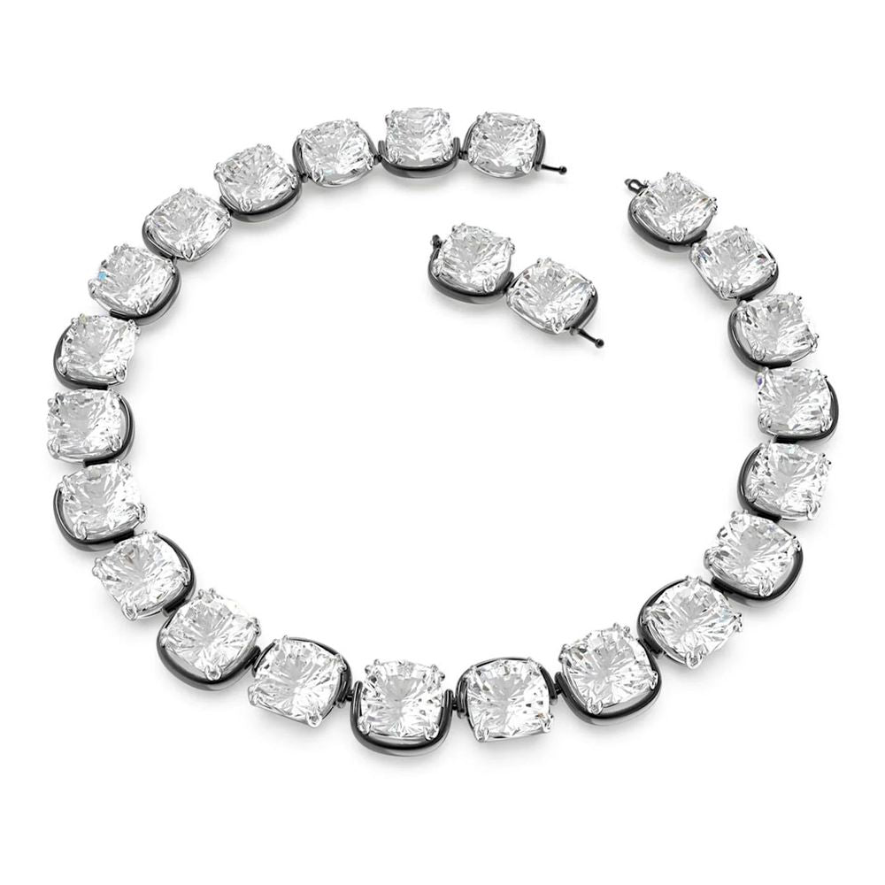 Swarovski Gray Glass Necklace