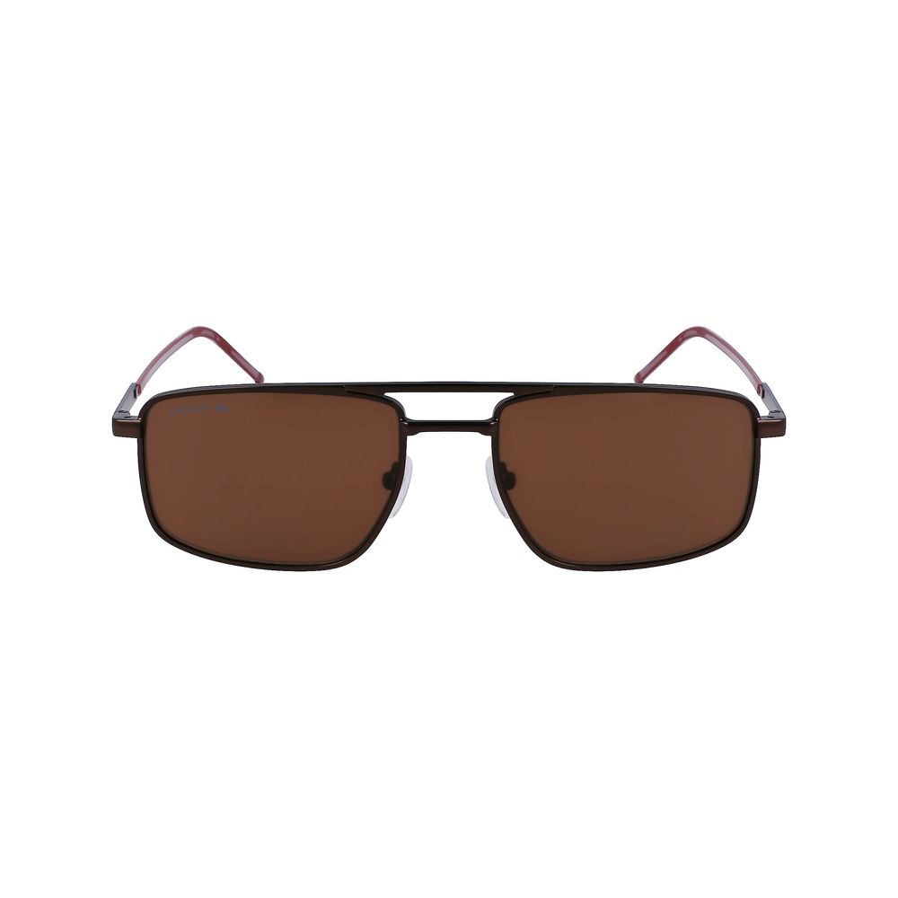 Lacoste Brown Metal Sunglasses
