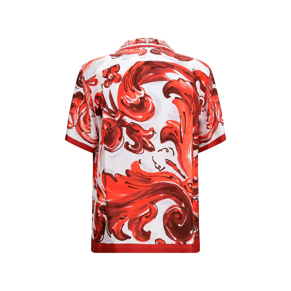 Dolce & Gabbana Multicolor Silk Shirt