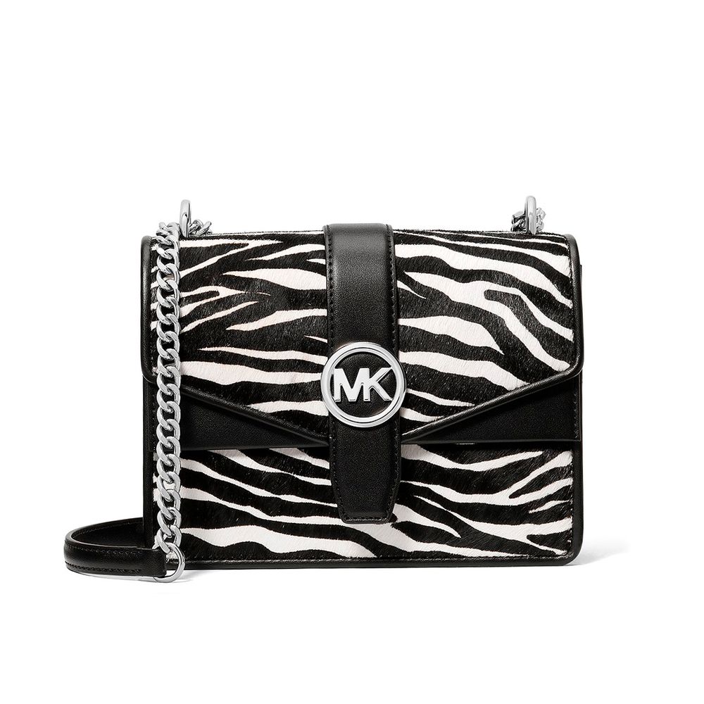 Michael Kors Black Leather Shoulder Bag