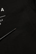 Dolce & Gabbana Black Cotton Logo Print Sweatshirt Sweater