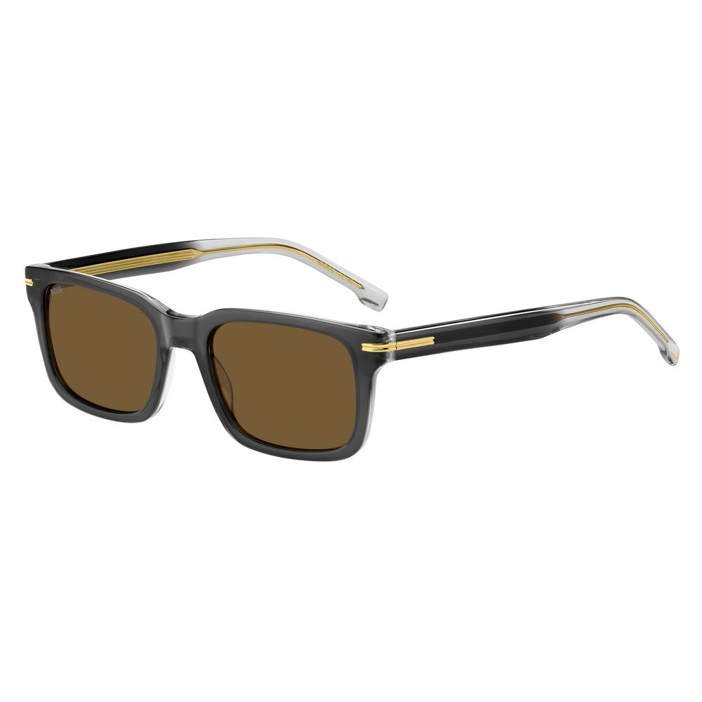Hugo Boss Gray Acetate Sunglasses
