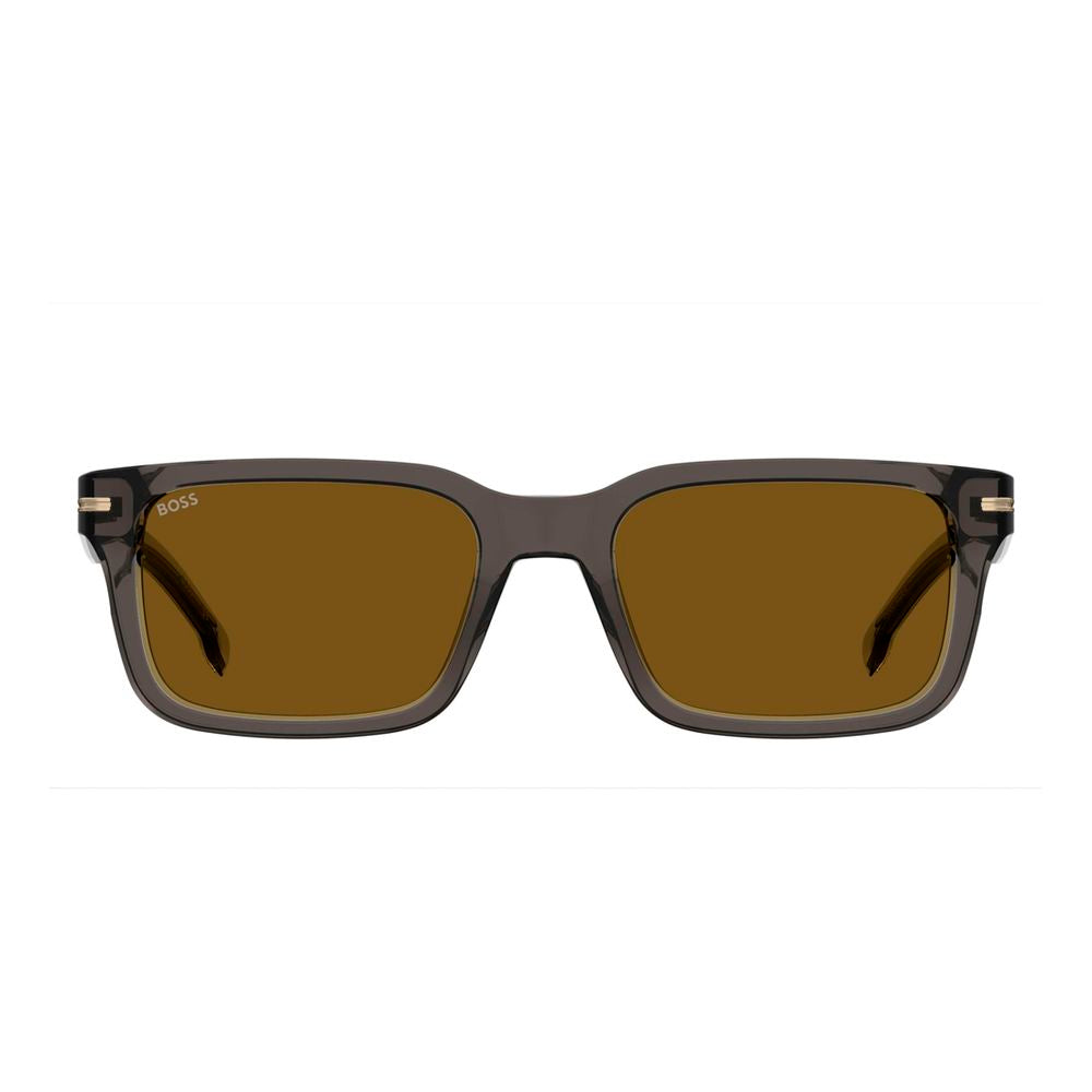 Hugo Boss Gray Acetate Sunglasses