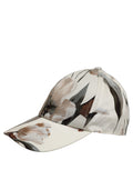 Dolce & Gabbana Men Beige Floral Cotton Baseball Capello Hat