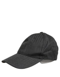 Dolce & Gabbana Men Dark Gray Herringbone Baseball Cap Hat