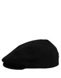 Dolce & Gabbana Men Black Wool Blend Flat Cloth Newsboy Cap Hat