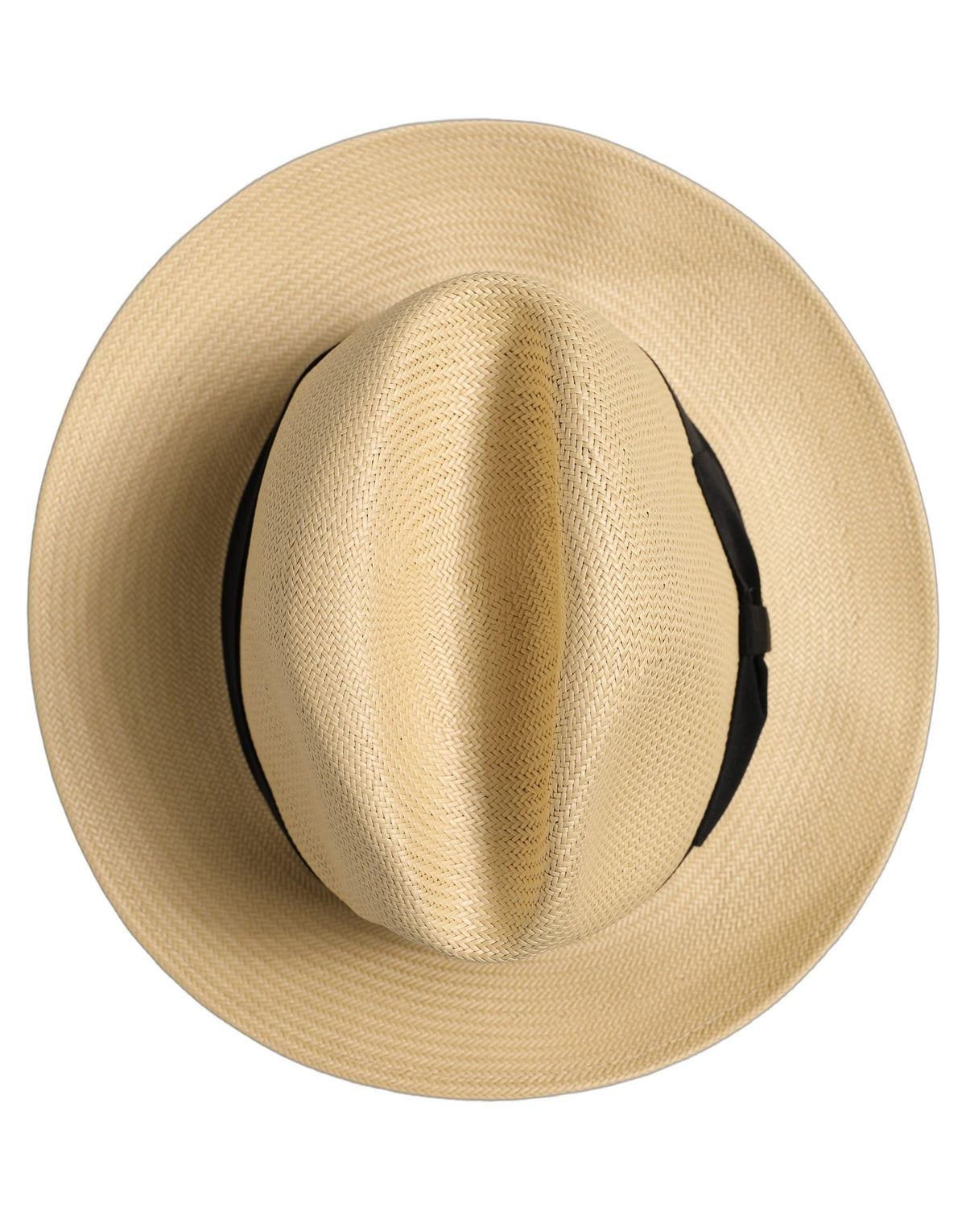 Dolce & Gabbana Men Beige Paper Straw Fedora Panama Capello Hat