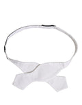 Dolce & Gabbana Men White 100% Silk Adjustable Neck Papillon Bow Tie