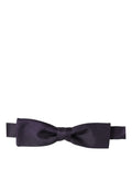 Dolce & Gabbana Men Violet 100% Silk Adjustable Neck Papillon Bow Tie