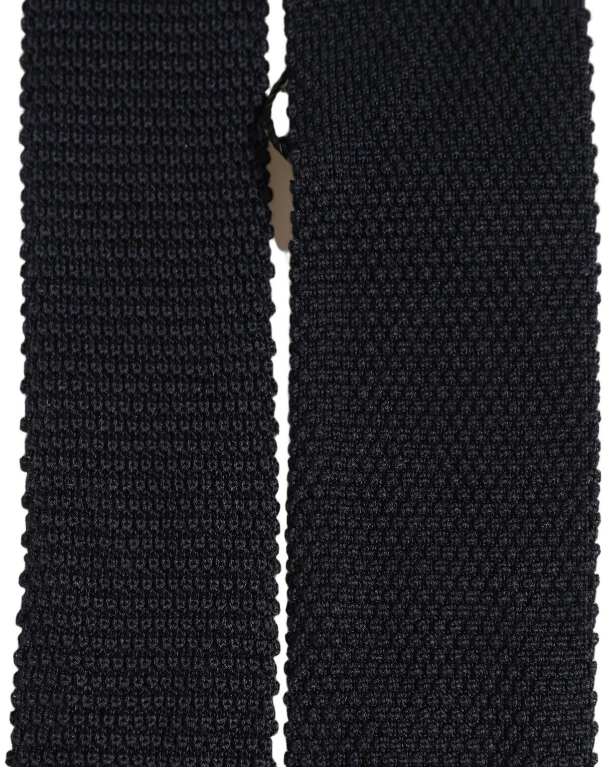 Dolce & Gabbana Men Dark Blue 100% Silk Adjustable Men Tied Necktie Tie