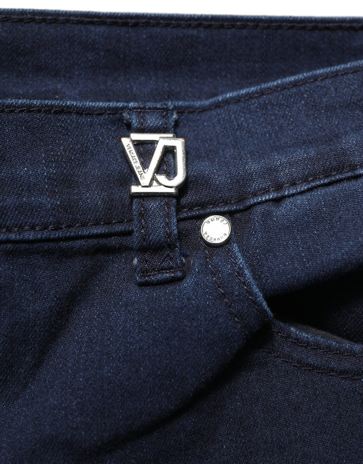 Versace Jeans Couture Blue High Waist Skinny Denim Trouser Jeans
