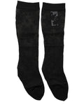 Dolce & Gabbana Black Floral Lace Nylon Stretch Stockings Socks