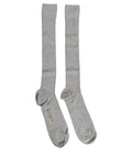 Dolce & Gabbana Men Gray Viscose Over The Calf Accessory Socks