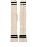 Dolce & Gabbana Cream Wool Thigh High Leg Warmer Accessory Socks